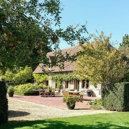 Maison "Jardin Gaillard" Bieville-en-Auge Bagian luar foto