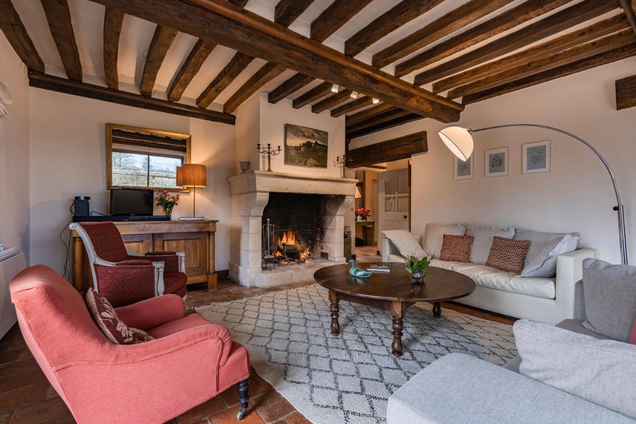 Maison "Jardin Gaillard" Bieville-en-Auge Bagian luar foto
