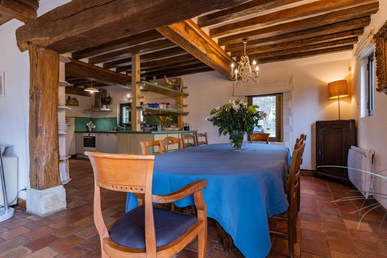 Maison "Jardin Gaillard" Bieville-en-Auge Bagian luar foto