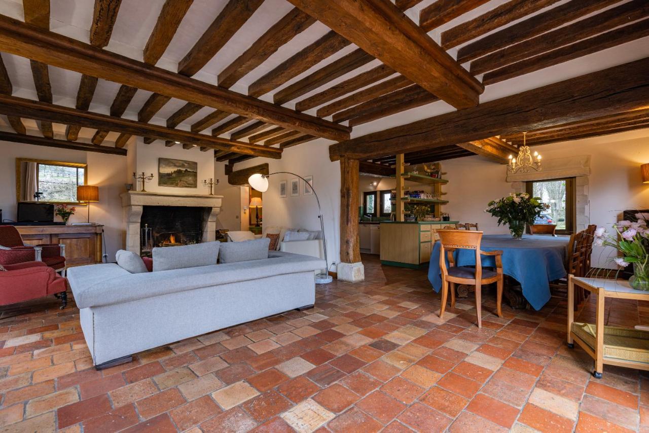Maison "Jardin Gaillard" Bieville-en-Auge Bagian luar foto