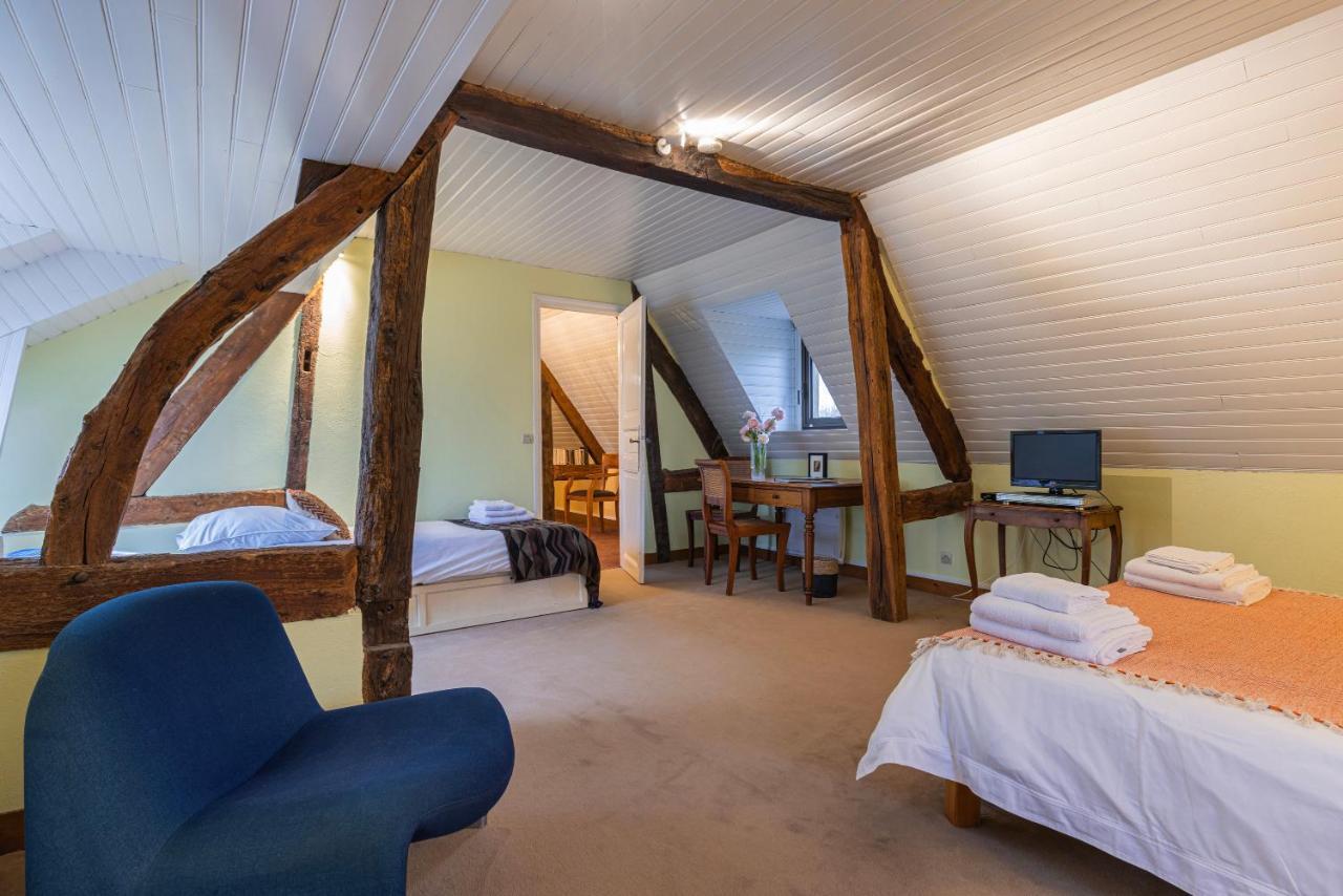 Maison "Jardin Gaillard" Bieville-en-Auge Bagian luar foto