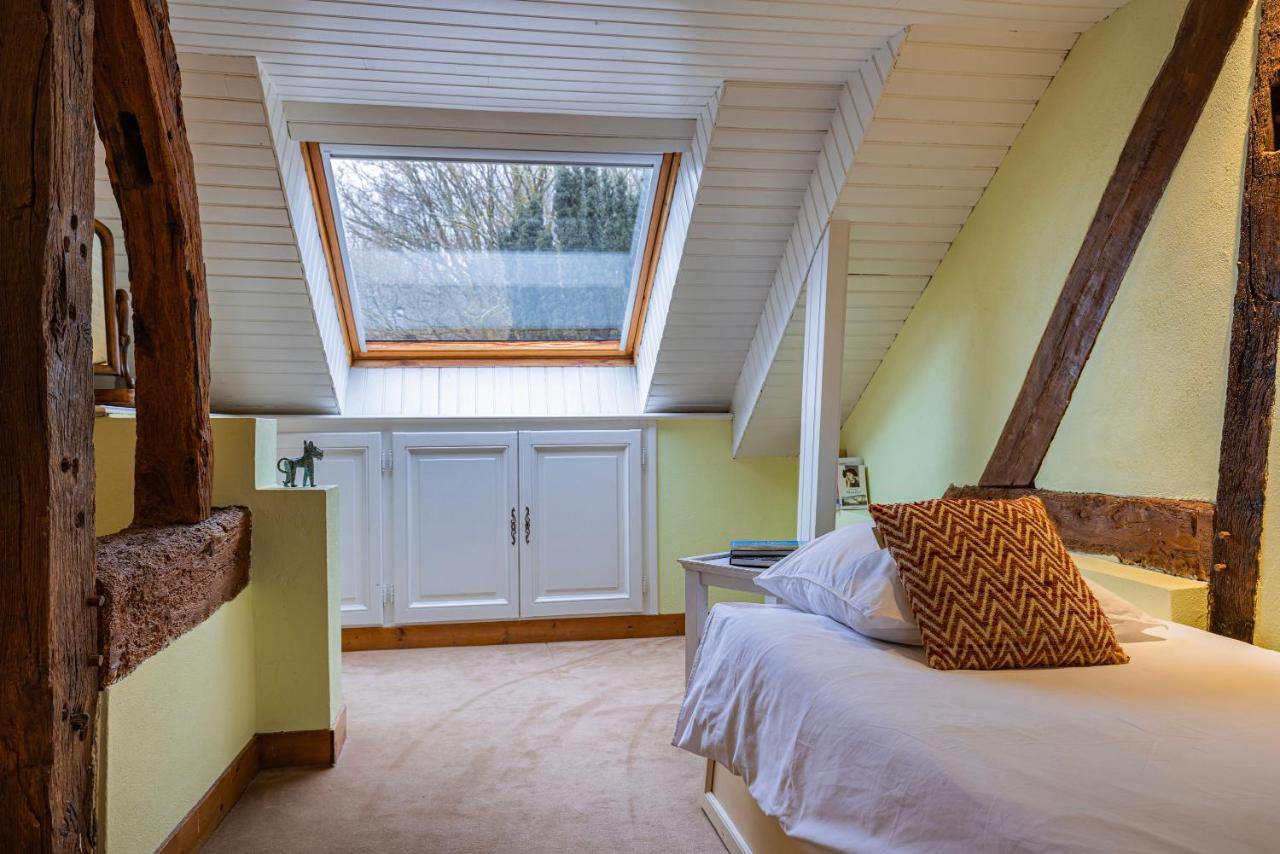 Maison "Jardin Gaillard" Bieville-en-Auge Bagian luar foto