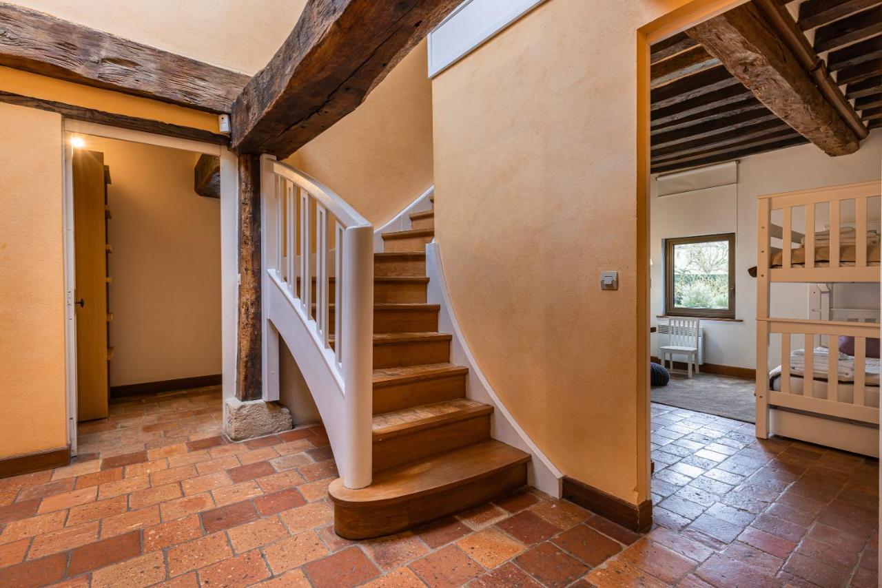 Maison "Jardin Gaillard" Bieville-en-Auge Bagian luar foto