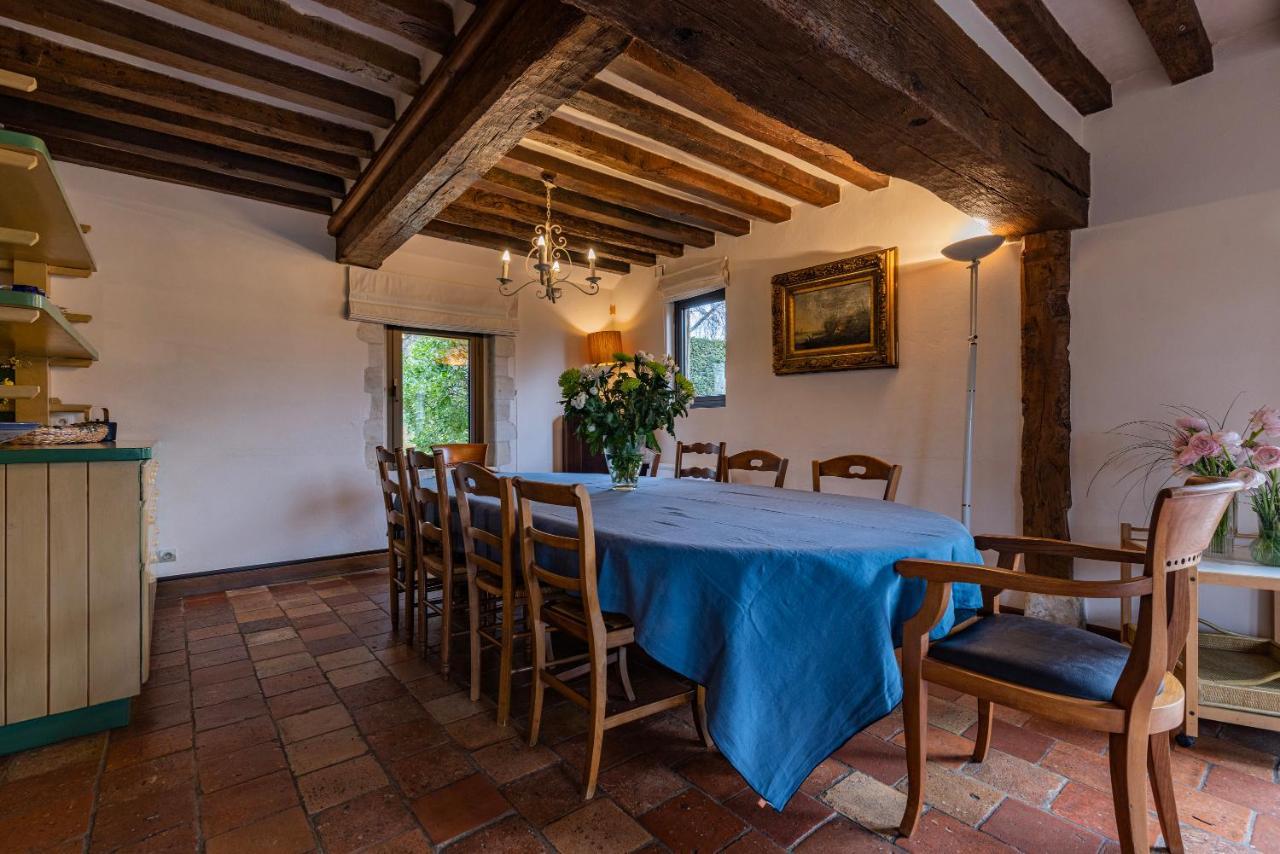 Maison "Jardin Gaillard" Bieville-en-Auge Bagian luar foto