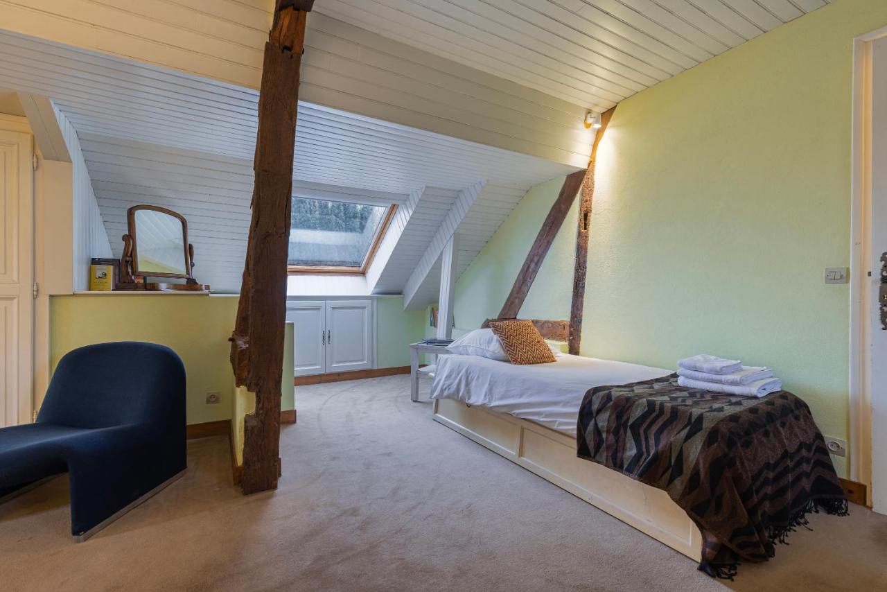 Maison "Jardin Gaillard" Bieville-en-Auge Bagian luar foto