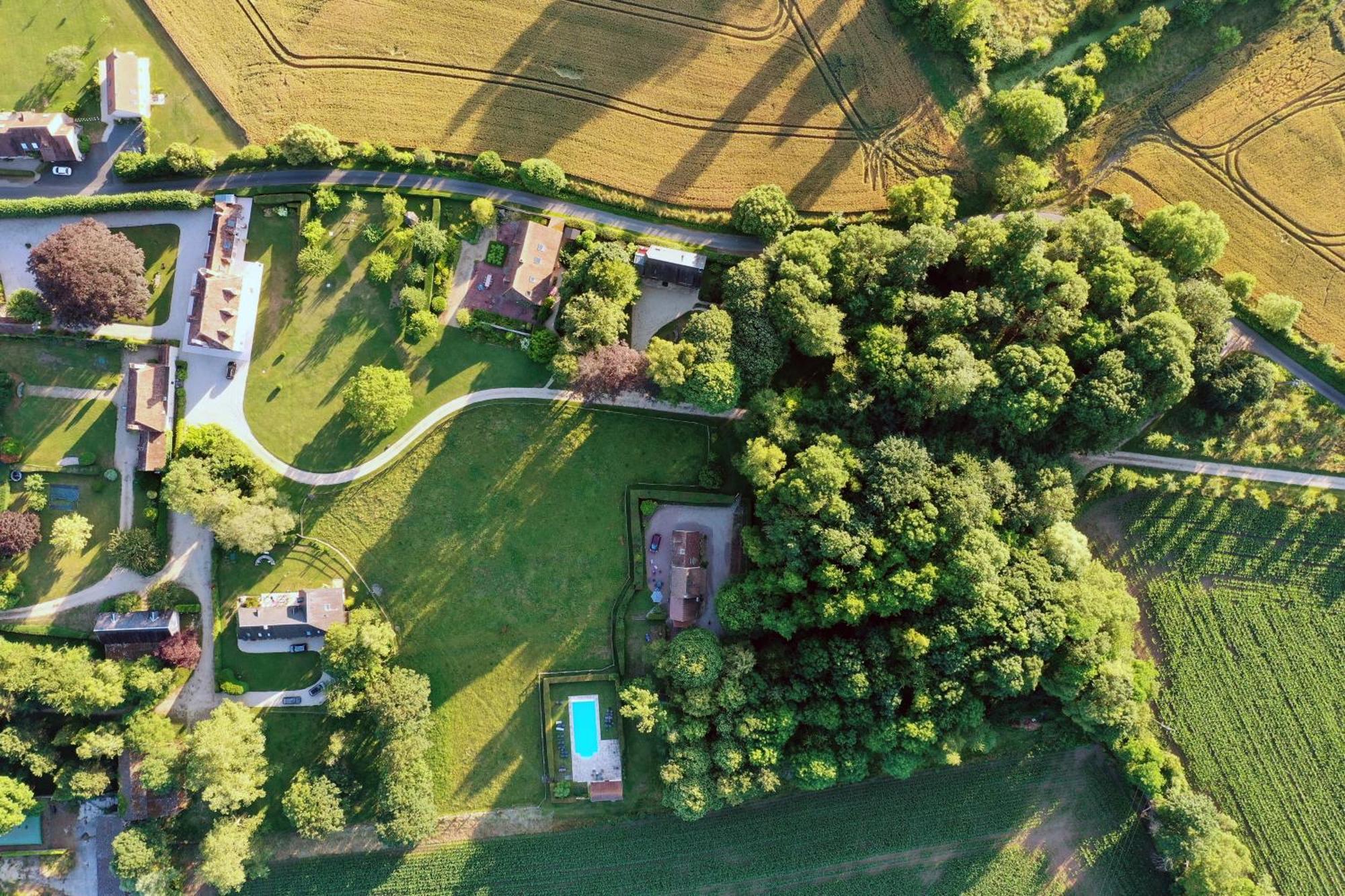 Maison "Jardin Gaillard" Bieville-en-Auge Bagian luar foto